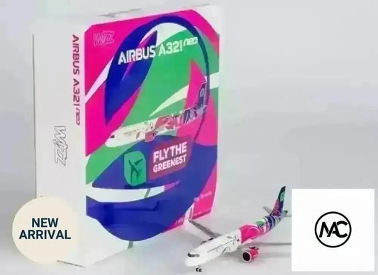 NG Models | NG13138 | 1:400 Airbus A321neo | Wizz Air Malta | 9H-WNM | Fly the Greenest - Man‘s Aviation Collectibles (HK)