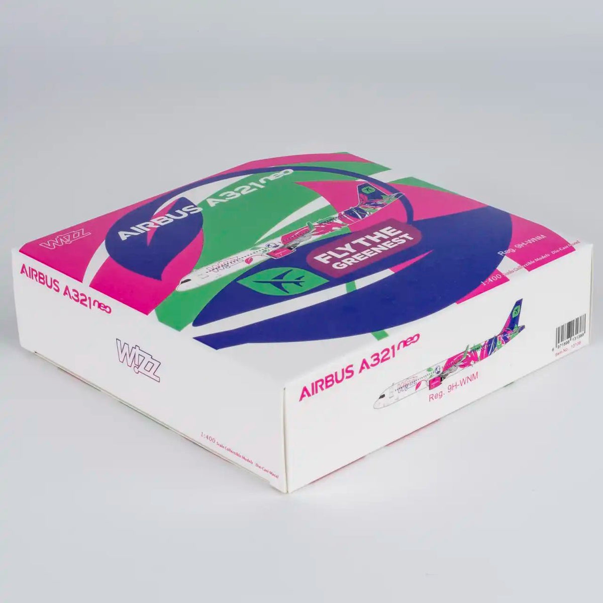 NG Models | NG13138 | 1:400 Airbus A321neo | Wizz Air Malta | 9H-WNM | Fly the Greenest - Man‘s Aviation Collectibles (HK)