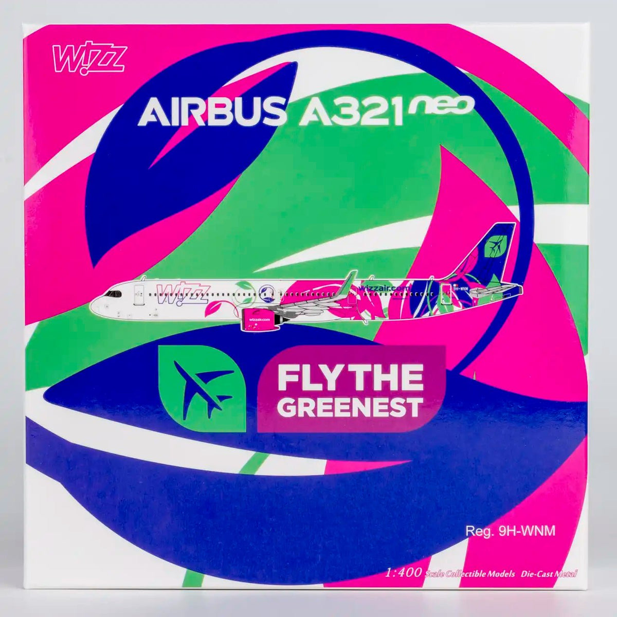 NG Models | NG13138 | 1:400 Airbus A321neo | Wizz Air Malta | 9H-WNM | Fly the Greenest - Man‘s Aviation Collectibles (HK)