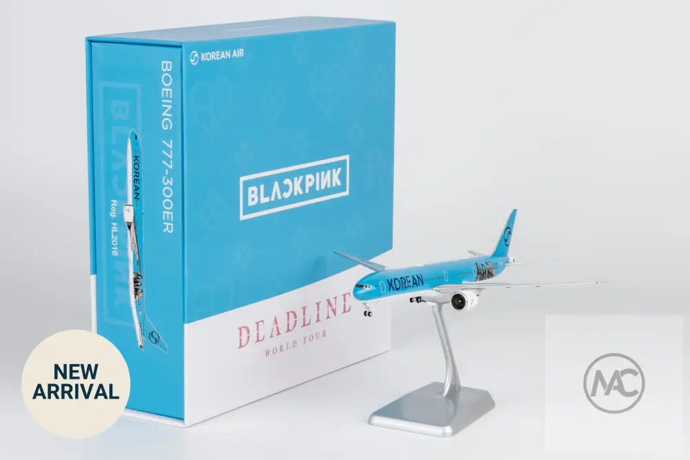 NG73086 | NG Models 1:400 | 波音777-300ER 大韓航空HL2016塗裝(BlackPink身披大韓航空2025年新塗裝)(含支架)終極版 - Diecast Model