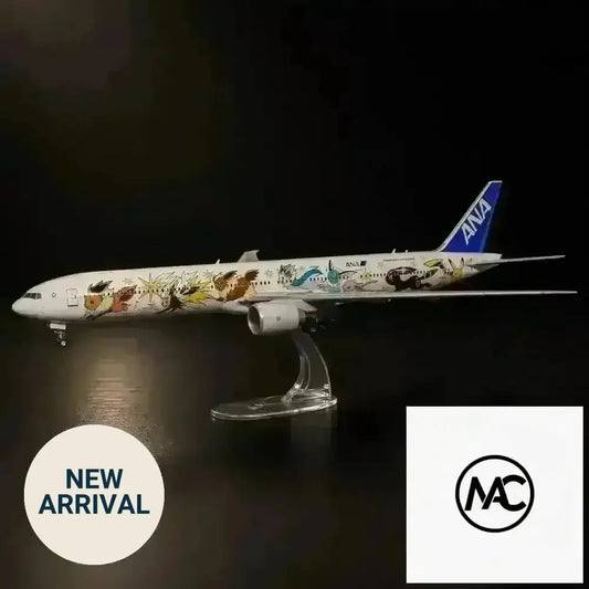 NH | ANA 全日空 Boeing 777-300ER Eevee Jet 伊布彩繪 1:400 | Pokémon Special Livery Diecast Model SA4033 - Man‘s Aviation Collectibles (HK)
