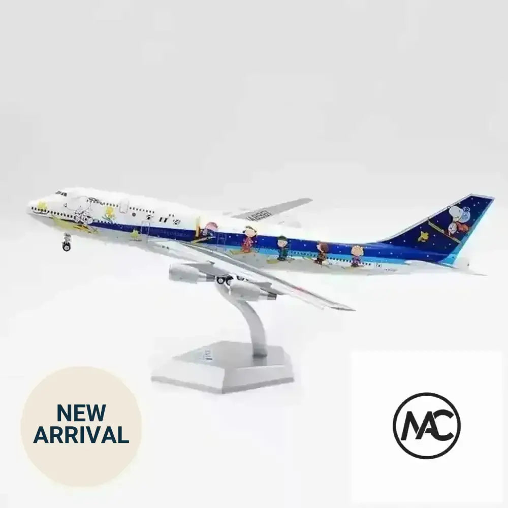 NH | 全日空 ANA Boeing 747-400D 「史努比彩繪」 JA8961 1:200 | ANA Snoopy Jet Special Livery Diecast Model - Man‘s Aviation Collectibles (HK)