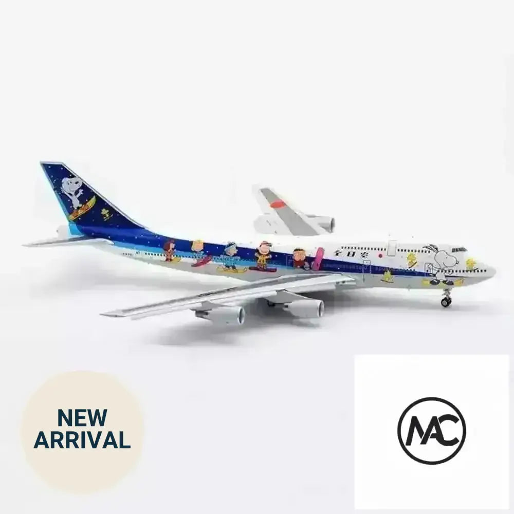 NH | 全日空 ANA Boeing 747-400D 「史努比彩繪」 JA8961 1:200 | ANA Snoopy Jet Special Livery Diecast Model - Man‘s Aviation Collectibles (HK)