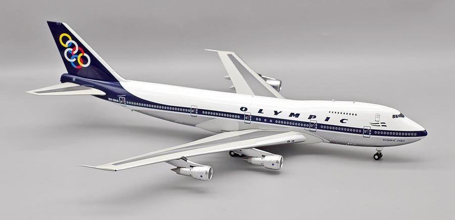 Olympic Airways Boeing 747-284B SX-OAA “Olympic Flame” 1:200 Die-cast Model | 奧林匹克航空波音747-284B模型 - Man‘s Aviation Collectibles (HK)