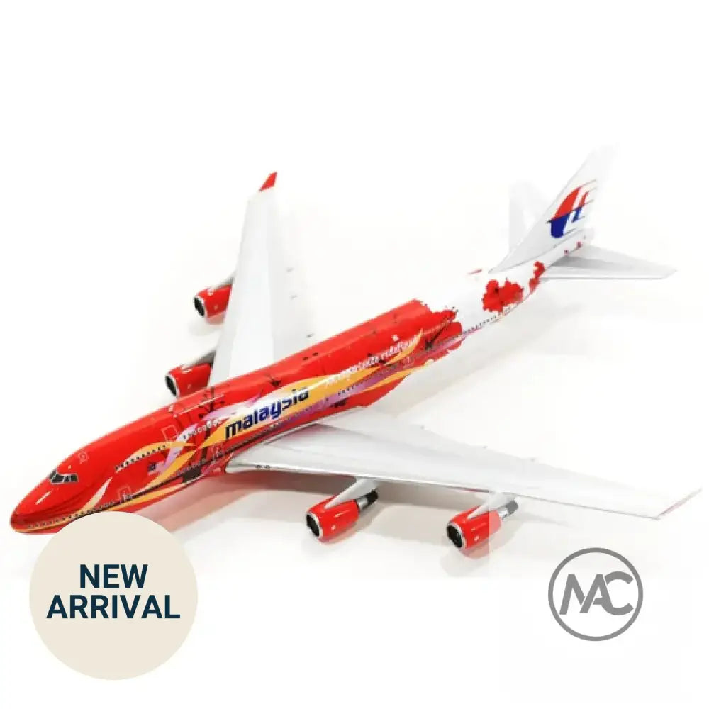Phoenix 1:400 馬來西亞航空 Boeing 747-400 木槿花彩繪 9M-MPD (PH04403) | Malaysia Airlines Hibiscus Livery - Man‘s Aviation Collectibles (HK)