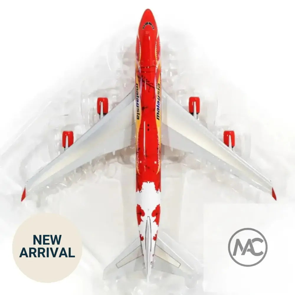 Phoenix 1:400 馬來西亞航空 Boeing 747-400 木槿花彩繪 9M-MPD (PH04403) | Malaysia Airlines Hibiscus Livery - Man‘s Aviation Collectibles (HK)