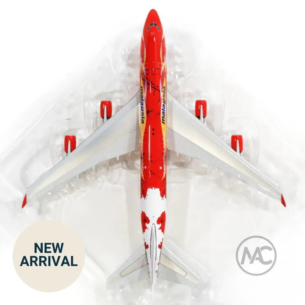 Phoenix 1:400 馬來西亞航空 Boeing 747-400 木槿花彩繪 9M-MPD (PH04403) | Malaysia Airlines Hibiscus Livery