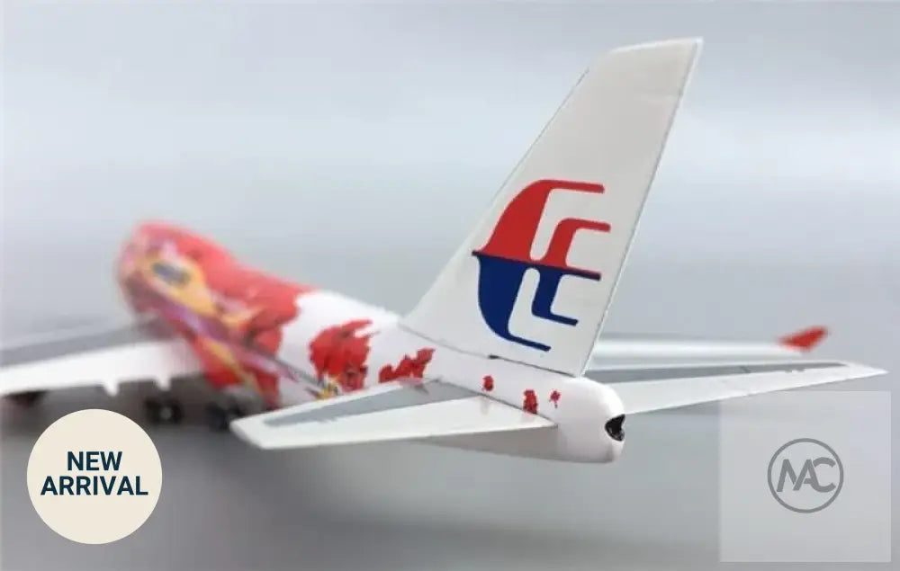 Phoenix 1:400 馬來西亞航空 Boeing 747-400 木槿花彩繪 9M-MPD (PH04403) | Malaysia Airlines Hibiscus Livery