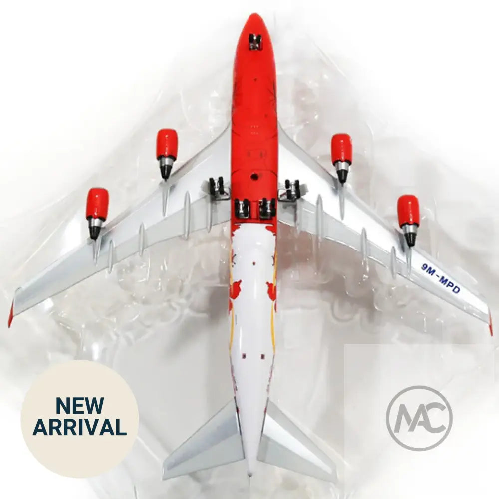 Phoenix 1:400 馬來西亞航空 Boeing 747-400 木槿花彩繪 9M-MPD (PH04403) | Malaysia Airlines Hibiscus Livery