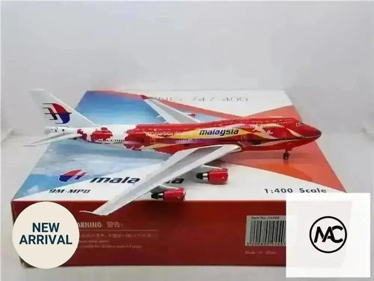 Phoenix 1:400 馬來西亞航空 Boeing 747-400 木槿花彩繪 9M-MPD (PH04403) | Malaysia Airlines Hibiscus Livery - Man‘s Aviation Collectibles (HK)