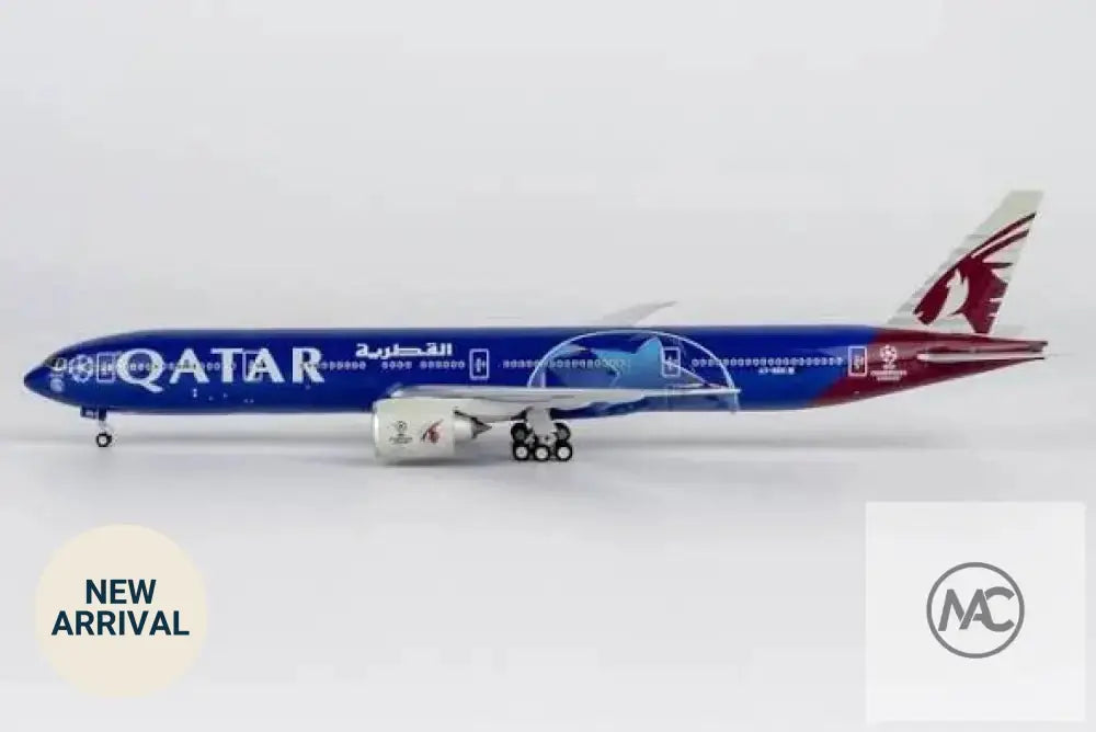 QR | NG Models 1:400 | Boeing 777-300ER Qatar Airways A7-BED (UEFA Champions League) - Man‘s Aviation Collectibles (HK)