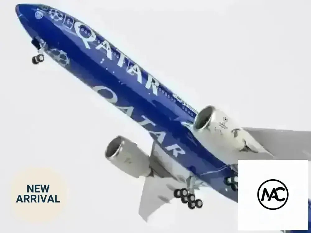 QR | 卡達航空 Boeing 777-300ER Formula 1 特別塗裝 A7-BED 1:400 | Qatar Airways F1 Special Livery Diecast Model - Man‘s Aviation Collectibles (HK)