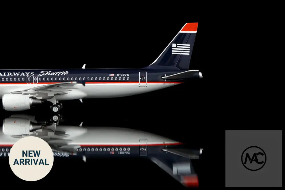 全美航空穿梭機 US Airways Shuttle｜Airbus A320 N105UW｜1:400 全合金壓鑄模型 - 1:400 Aircraft Scale Model