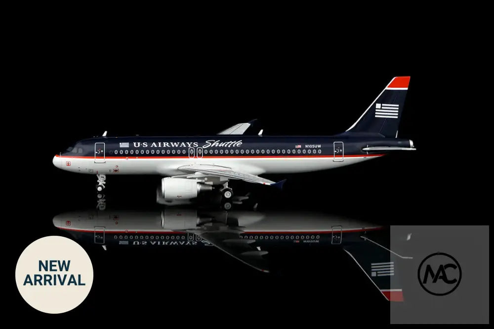 全美航空穿梭機 US Airways Shuttle｜Airbus A320 N105UW｜1:400 全合金壓鑄模型 - 1:400 Aircraft Scale Model