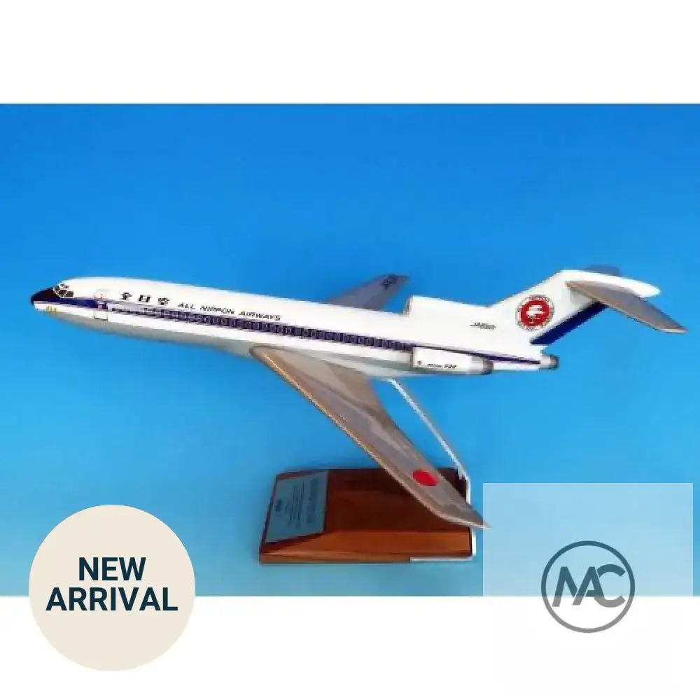 全日空 ANA Boeing 727-100 JA8301 舊塗裝 1:100 手工木製桌面模型｜NH00126 - Man‘s Aviation Collectibles (HK)