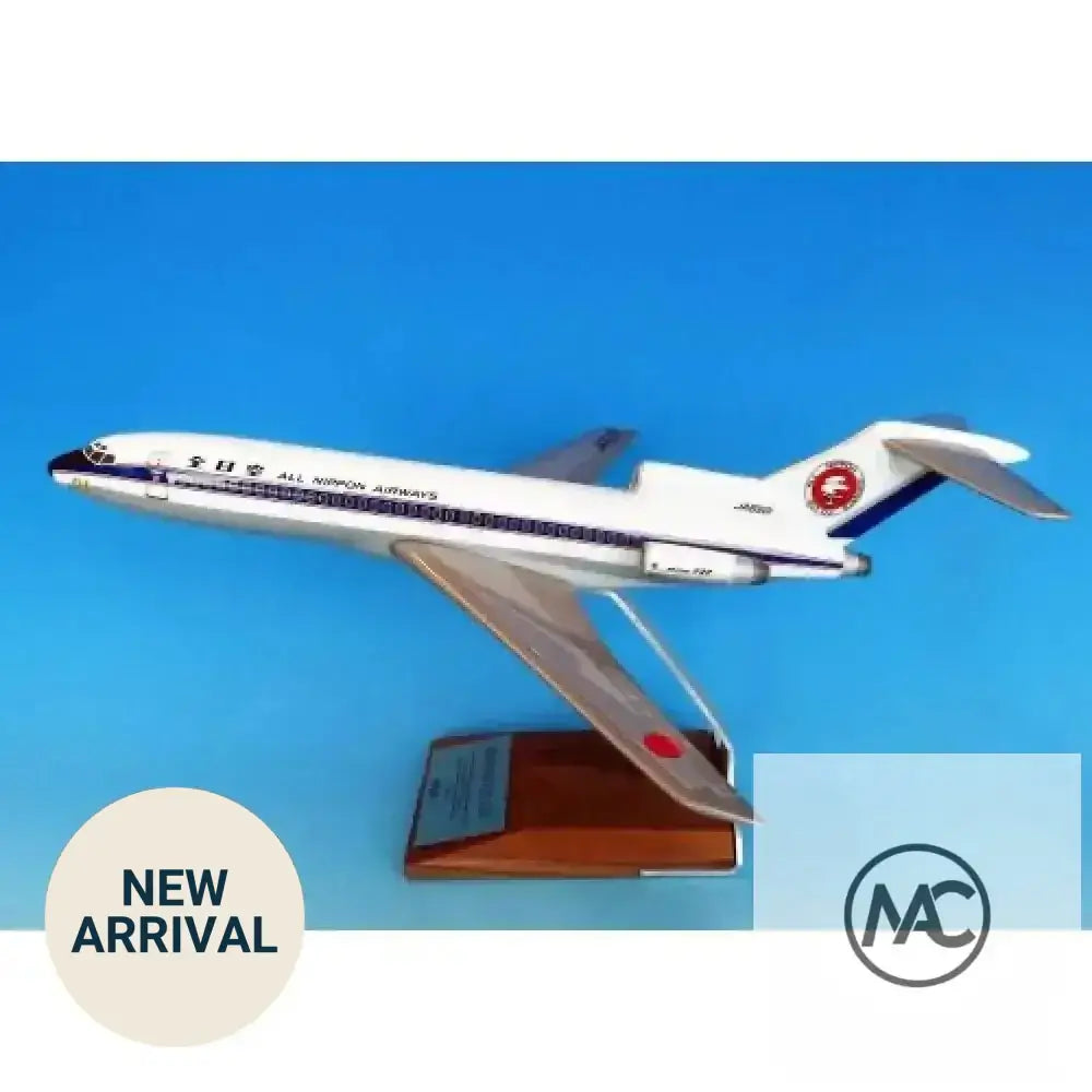 全日空 ANA Boeing 727-100 JA8301 舊塗裝 1:100 手工木製桌面模型｜NH00126 - Man‘s Aviation Collectibles (HK)