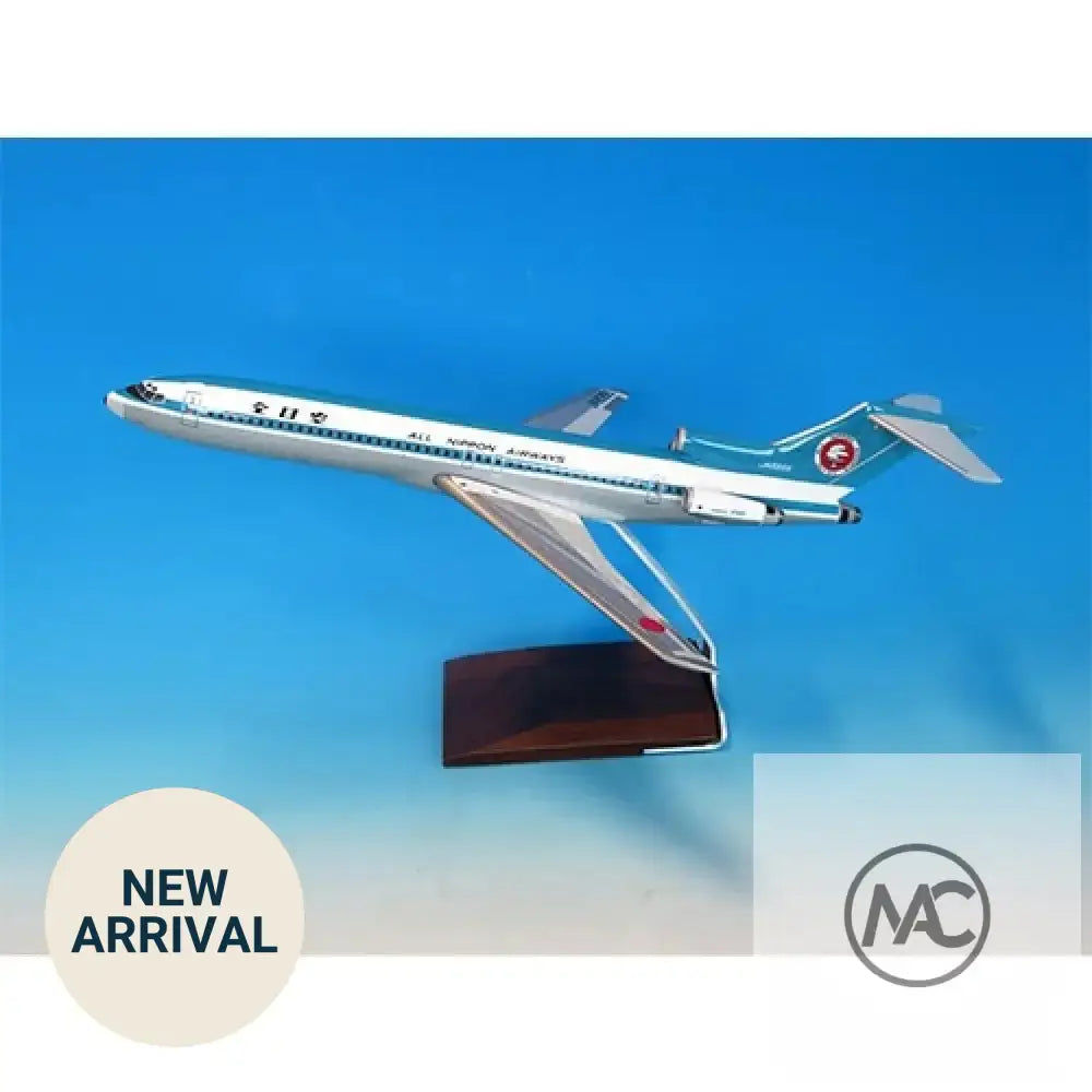 全日空 ANA Boeing 727-200 JA8355 Mohican Look 1:100 樹脂桌面模型｜NH00125 - Man‘s Aviation Collectibles (HK)