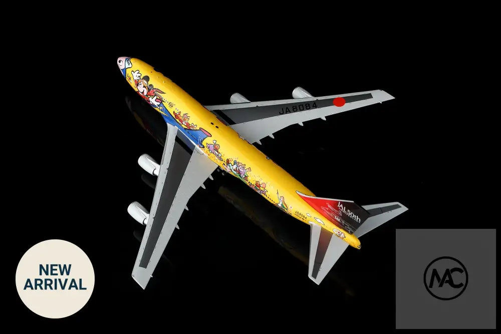日本航空 JAL Dream Express No.6「夢物語 Dream Story」Boeing 747-400D JA8084 1:200 SQ Wings L2111 收藏模型