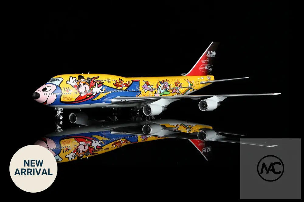 日本航空 JAL Dream Express No.6「夢物語 Dream Story」Boeing 747-400D JA8084 1:200 SQ Wings L2111 收藏模型