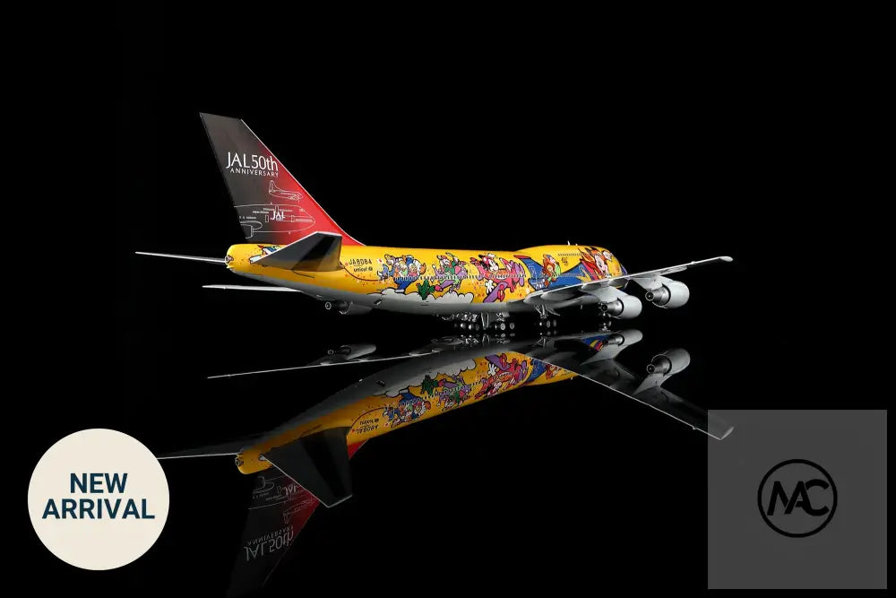 日本航空 JAL Dream Express No.6「夢物語 Dream Story」Boeing 747-400D JA8084 1:200 SQ Wings L2111 收藏模型