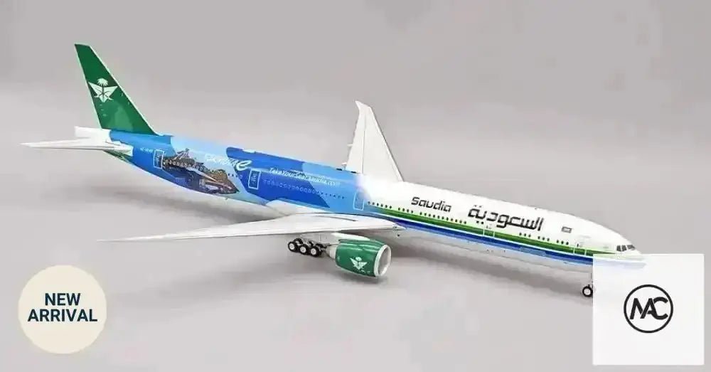 Saudia Boeing 777-368/ER HZ-AK43 1:200 Die-cast Model | 沙特阿拉伯航空波音777-368/ER模型 - Man‘s Aviation Collectibles (HK)