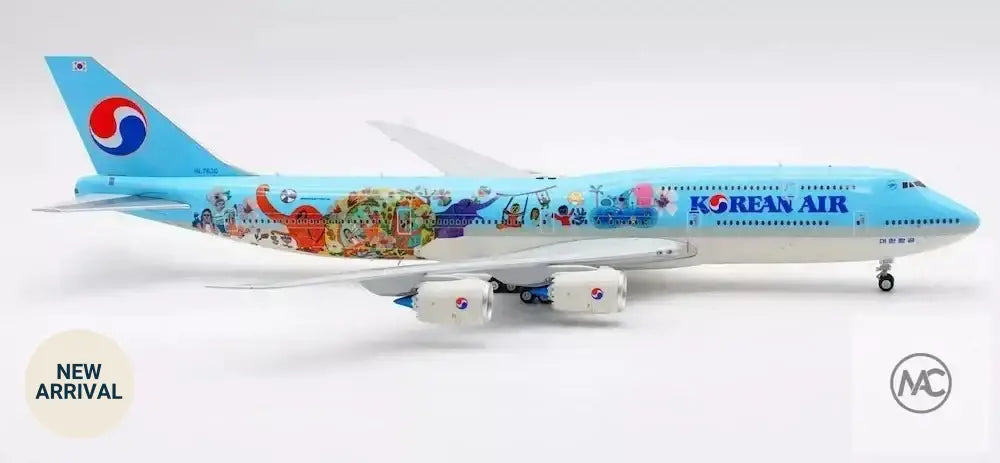 SQ Wings 1:200 大韓航空 Boeing 747-8I HL7630 兒童繪畫彩繪 | Korean Air Children's Drawing Livery - Man‘s Aviation Collectibles (HK)