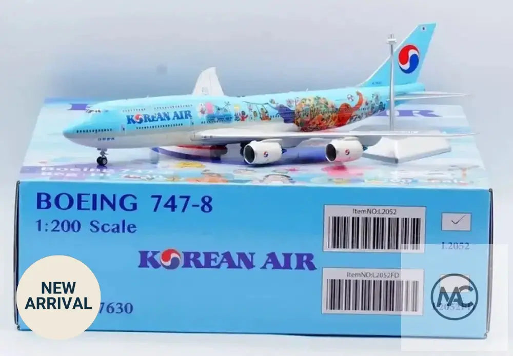 SQ Wings 1:200 大韓航空 Boeing 747-8I HL7630 兒童繪畫彩繪 | Korean Air Children's Drawing Livery - Man‘s Aviation Collectibles (HK)