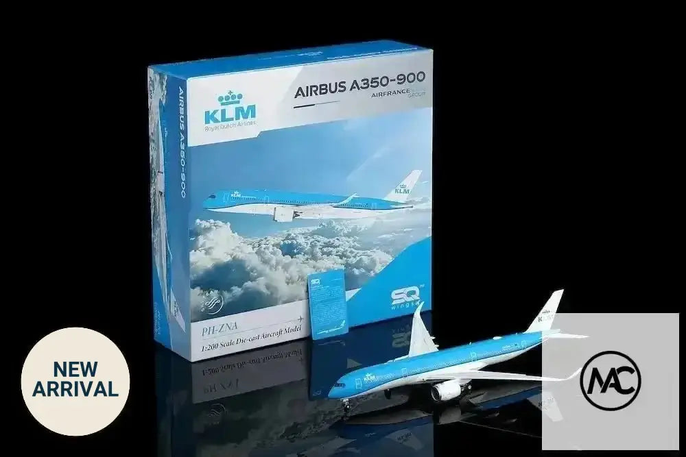 SQ Wings 1:200 荷蘭皇家航空 KLM Airbus A350-900 PH-ZNA 襟翼放下版 Flaps Down L2413FD— - Man‘s Aviation Collectibles (HK)