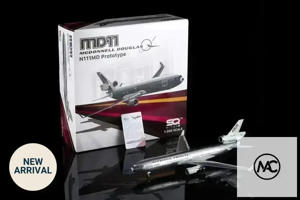 SQ WINGS 1:200 McDonnell Douglas MD-11 Prototype N111MD｜麥道 MD-11 原型機 - Man‘s Aviation Collectibles (HK)