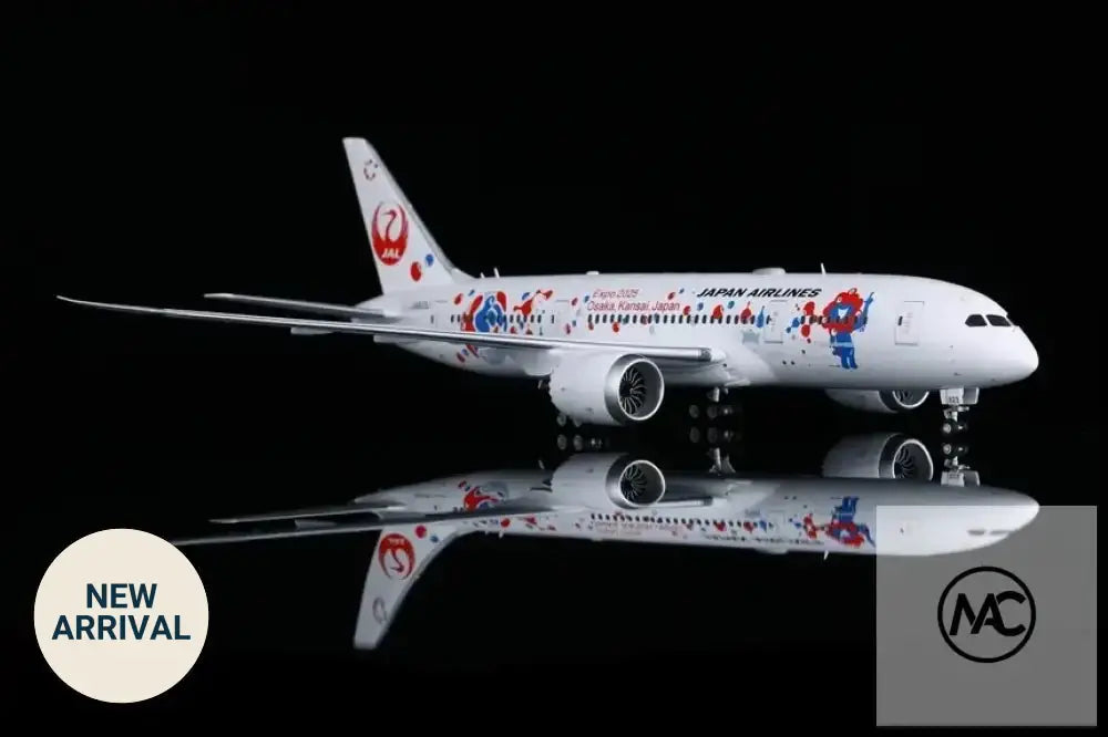 SQ Wings 1:200 日本航空 JAL Boeing 787-8「2025大阪·關西世博會」彩繪機 JA823J | Expo 2025 Osaka MYAKU-MYAKU Livery Diecast Model - Man‘s Aviation Collectibles (HK)