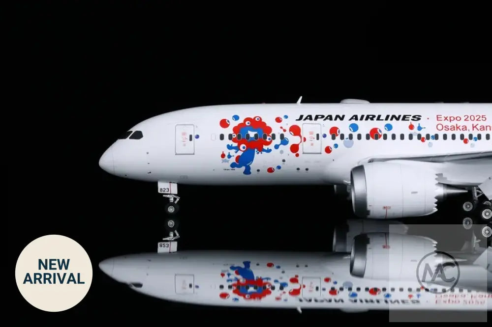 SQ Wings 1:200 日本航空 JAL Boeing 787-8「2025大阪·關西世博會」彩繪機 JA823J | Expo 2025 Osaka MYAKU-MYAKU Livery Diecast Model - 1:200