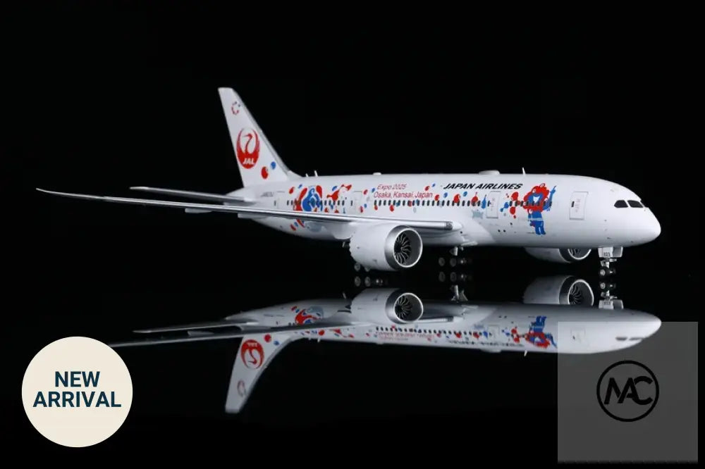 SQ Wings 1:200 日本航空 JAL Boeing 787-8「2025大阪·關西世博會」彩繪機 JA823J | Expo 2025 Osaka MYAKU-MYAKU Livery Diecast Model - 1:200