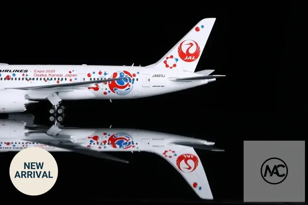 SQ Wings 1:200 日本航空 JAL Boeing 787-8「2025大阪·關西世博會」彩繪機 JA823J | Expo 2025 Osaka MYAKU-MYAKU Livery Diecast Model - Man‘s Aviation Collectibles (HK)