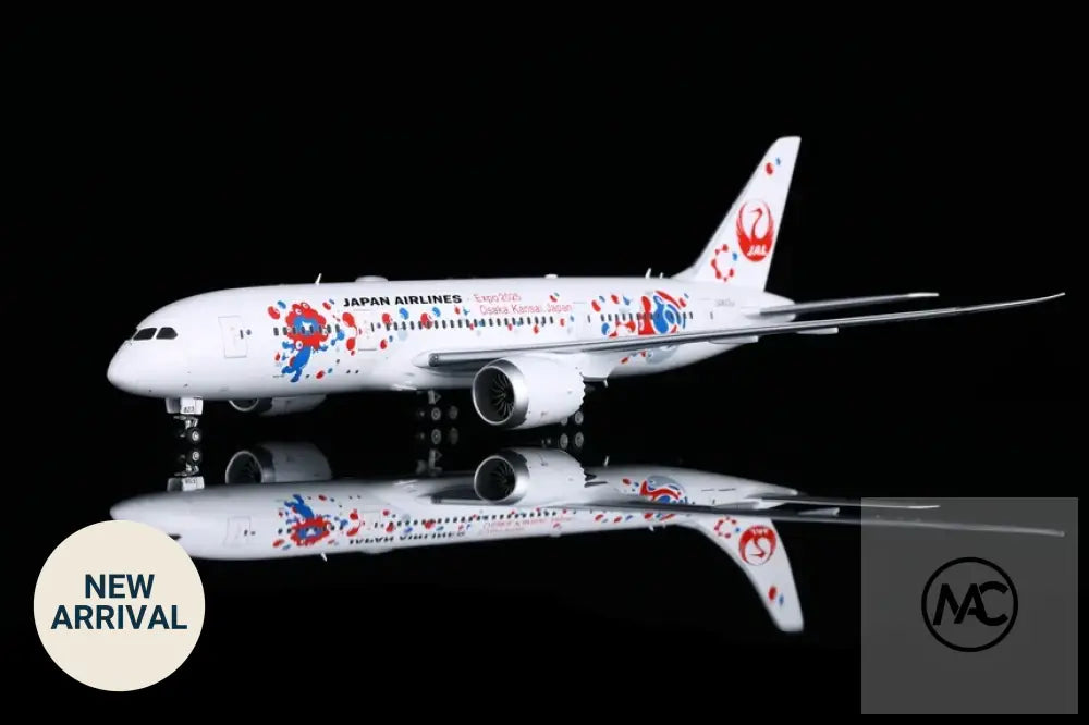 SQ Wings 1:200 日本航空 JAL Boeing 787-8「2025大阪·關西世博會」彩繪機 JA823J | Expo 2025 Osaka MYAKU-MYAKU Livery Diecast Model - 1:200