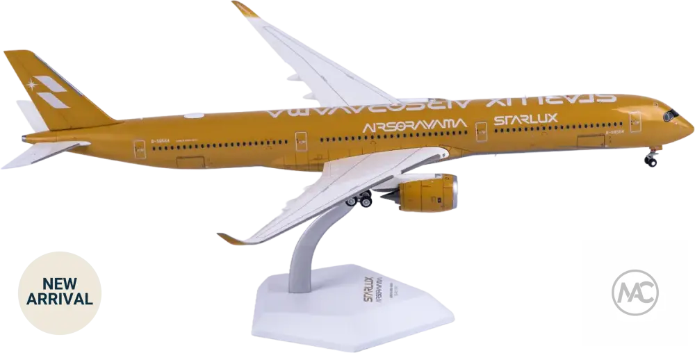 SQ Wings 1:200 星宇航空 STARLUX Airbus A350-1000 B-58554「Airsorayama Gold」 - 航空模型 Aircraft Model