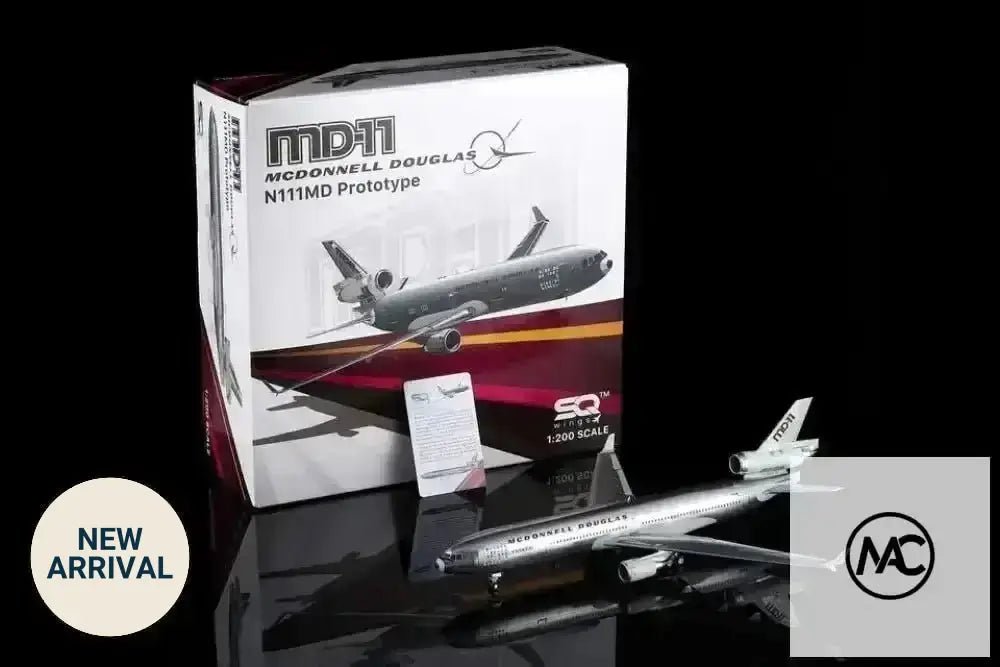 SQ WINGS 1:200 McDonnell Douglas MD-11 Prototype N111MD｜麥道 MD-11 原型機 - Man‘s Aviation Collectibles (HK)