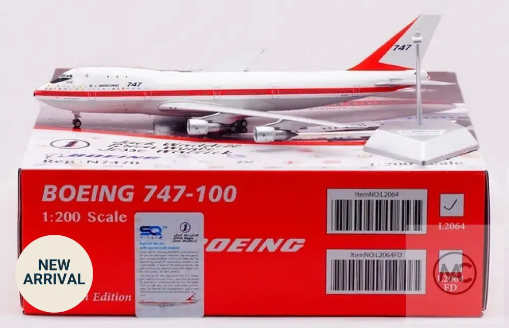 SQ Wings 波音公司 Boeing Company 747-100「Museum Livery」N7470 1:200 飛機模型 - Aircraft Scale Model