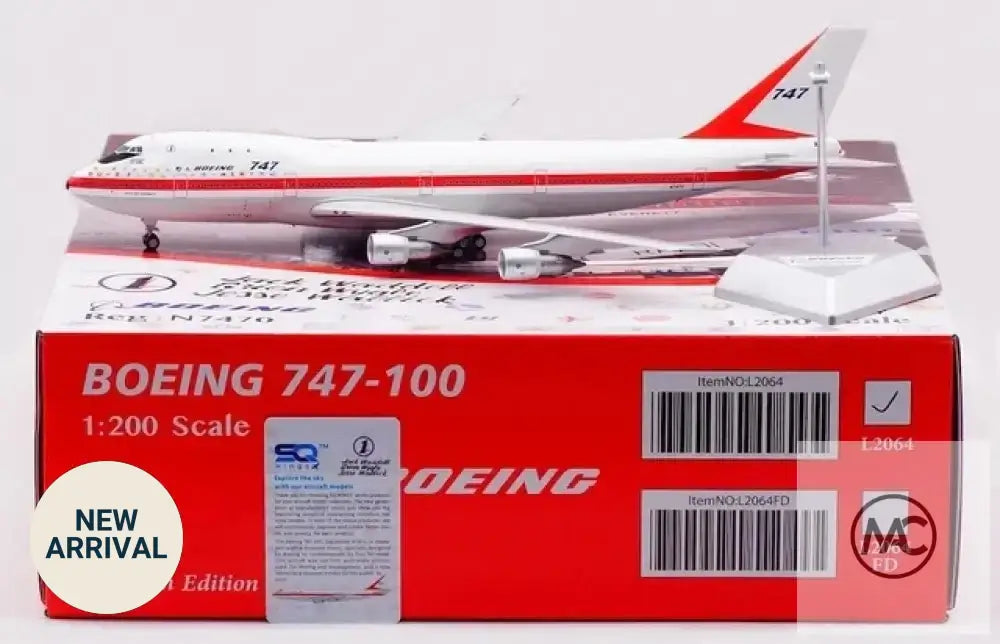 SQ Wings 波音公司 Boeing Company 747-100「Museum Livery」N7470 1:200 飛機模型 - Man‘s Aviation Collectibles (HK)