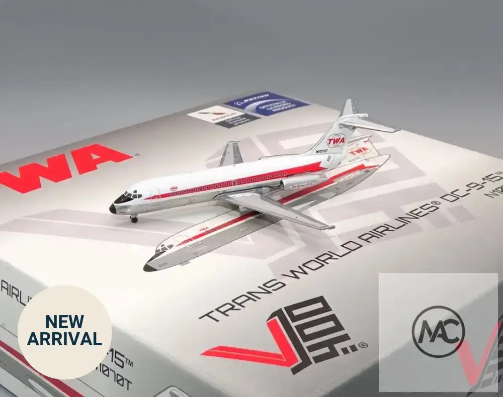 TW | V1 Crafts 1:400 | McDonnell Douglas DC-9-15 Trans World Airlines TWA N1070T - Man‘s Aviation Collectibles (HK)
