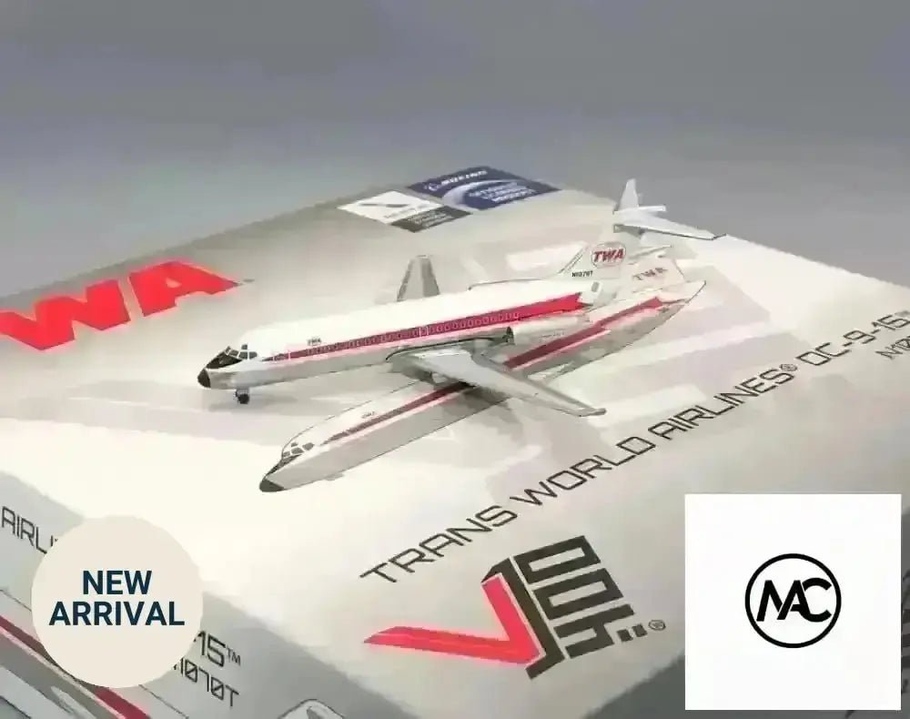 TW | V1 Crafts 1:400 | McDonnell Douglas DC-9-15 Trans World Airlines TWA N1070T - Man‘s Aviation Collectibles (HK)