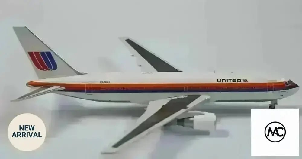 UA | 聯合航空 United Airlines Boeing 767-222 1:400 N606UA | City of Chicago | Saul Bass Livery Diecast Model (V400019) - Man‘s Aviation Collectibles (HK)