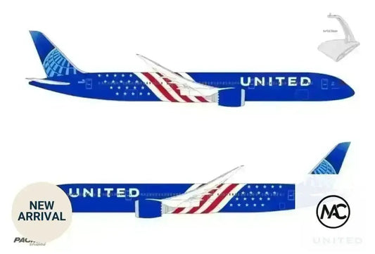 United Airlines Boeing 787-10 "Stars and Stripes" 1:100 Pacmin Studios Model - Man‘s Aviation Collectibles (HK)